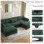 Canapé modulaire en velours côtelé Maelina -107665274-107665275
