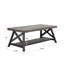 Table basse à tréteaux avec rangement Isakson-23263914