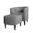 Upholstered Armchair and Ottoman Set-886041666