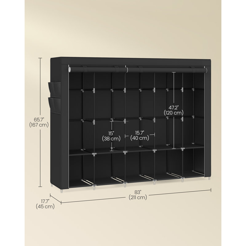 211cm Portable Wardrobe