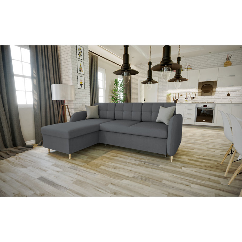 Derrick 3 Seater Sofa Bed, Left Hand Facing