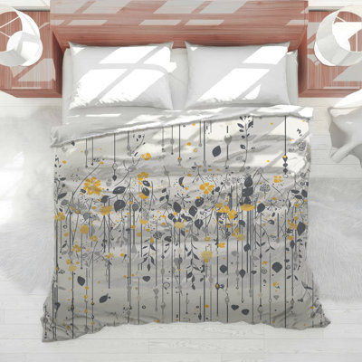 Édredon floral avec literie bohémienne