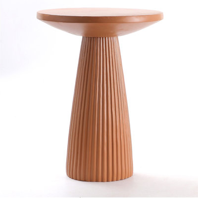 23.62" Tall Magnesium Oxide Round End Table