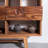 Wabi-sabi style wall-mounted side table