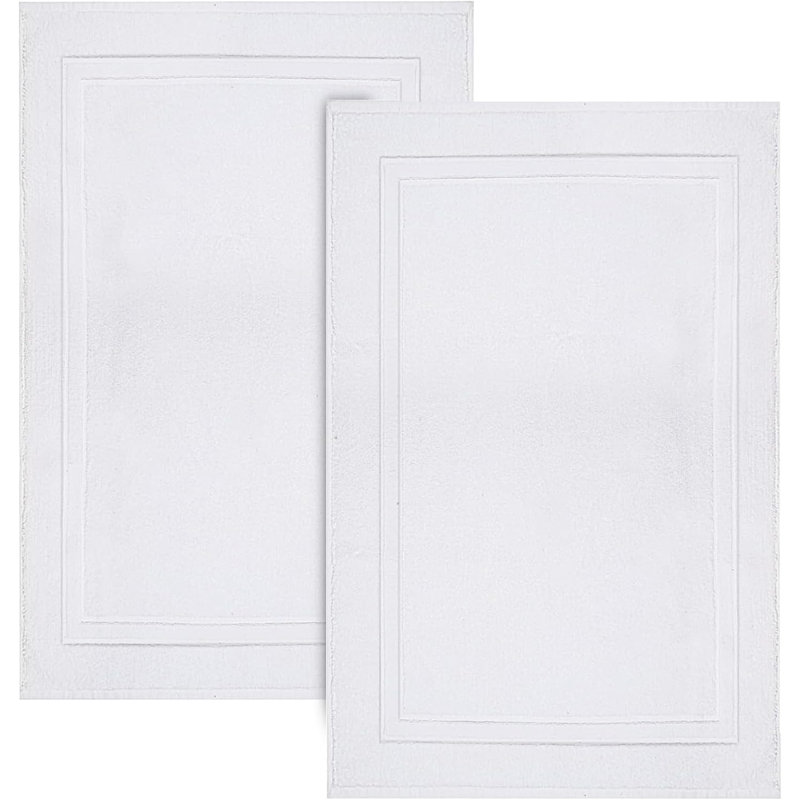 Cotton Bath Mat, Brilliant White