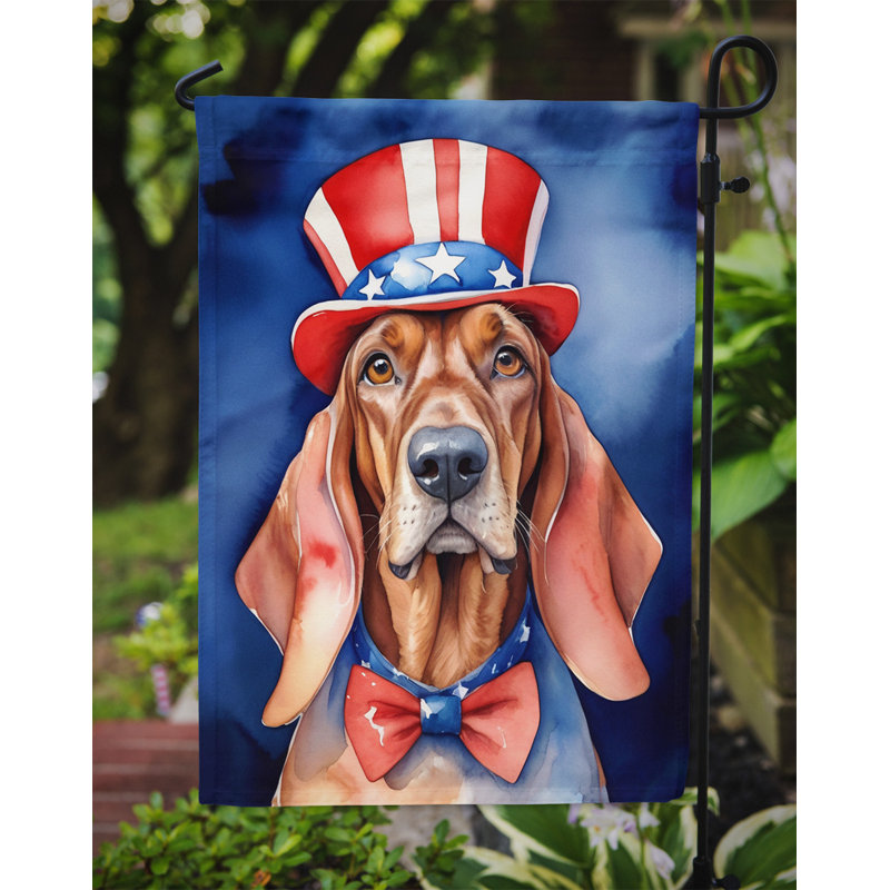 Drapeau patriotique du jardin américain, Redbone Coonhound