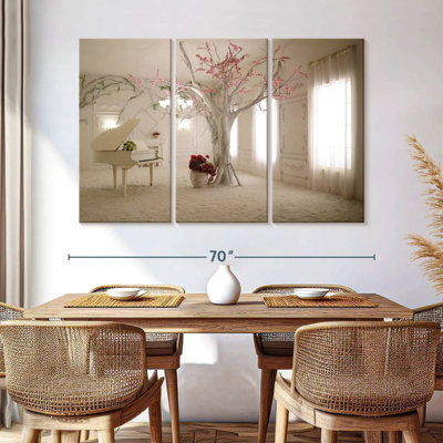 Abarca Spring Themed Piano Room