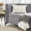Housse et insert de coussin en duvet de coton touffeté