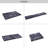 Non-slip Washable Area Rug, Low-pile, For Hallway, Bedroom - 2'6''x10' (black/gray Low-pile Washable, Foldable Dining Room,