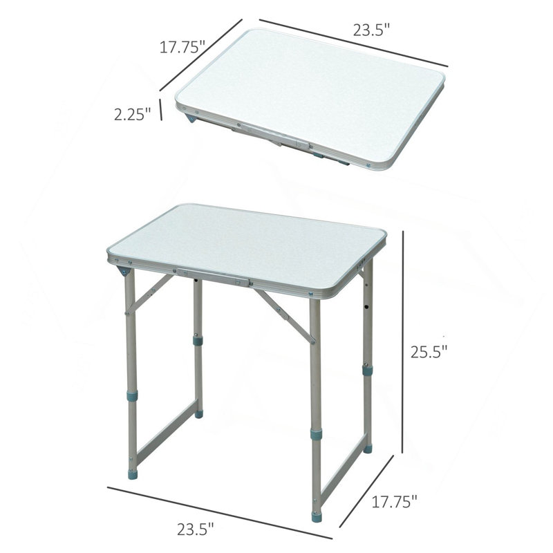 Table de camping portable