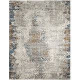 Area Rug in Gray
