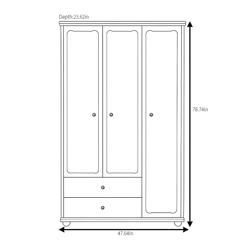 Petite garde-robe simple et moderne