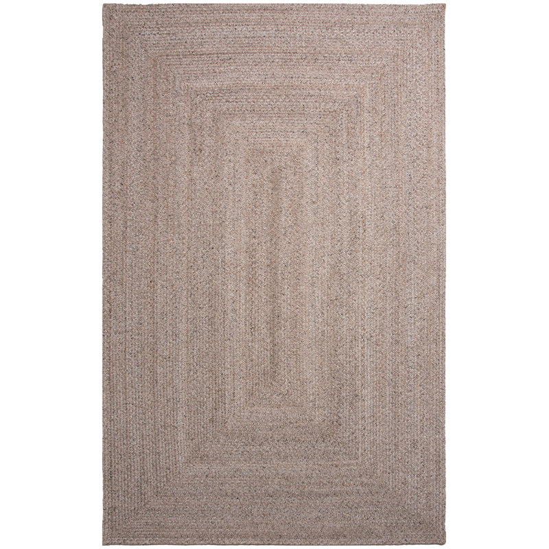 Tapis 100% polyester tissé à la main, Rectangle 5 pi x 7 pi 6 po