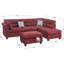Canapé modulaire Red Velvet