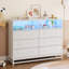 Commode 6 tiroirs avec lumière DEL-522169136
