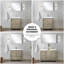 Ensemble de meuble-lavabo double l 48 po x P 20 po Lafarre-113055814-113055816