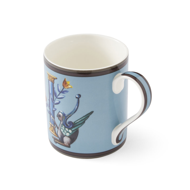 Kit Kemp, Alphabet - Mug A-Z, Blue, I