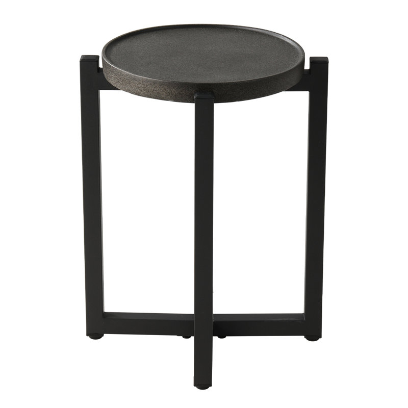 Yeary Concrete Top End Table