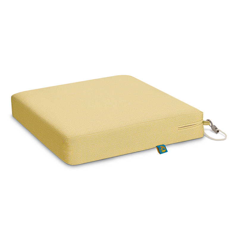 Coussin de siège d'extérieur Weekend, H 3 po x l 19 po x P 19 po, Paille