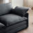 Oversize 3-Seater Sofa With One Footrest