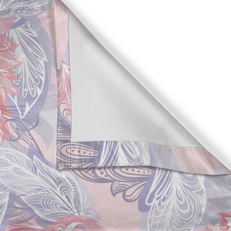 Ciya Polyester Semi Sheer Curtain Pair
