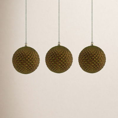 Durian Glitter Ball Ornament