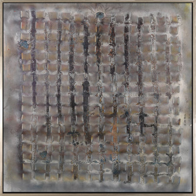 «Lord Marks», peinture sur toile à cadre flottant