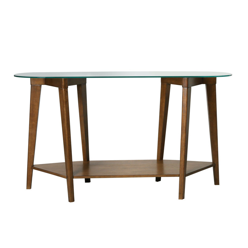 Myrick 52'' Glass Top Console Table
