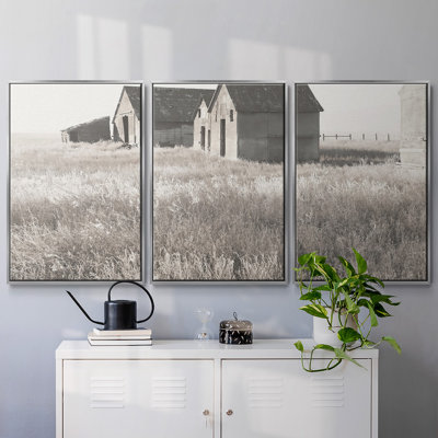 Neutre grange - Toile encadrée multi-pièces