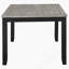 Ensemble de table de salle à manger 7 pièces gris et noir-379102952