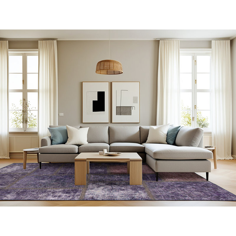 Abstract Indoor Rug, Rectangle 8' x 10'