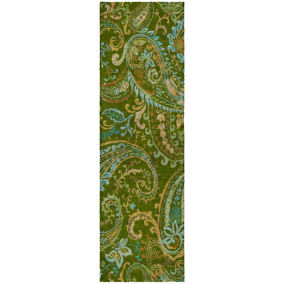 Premium Machine Washable Dream Shag ADS533 Paisley Rug