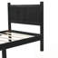 Lit simple à panneau plat avec tête et pied de lit-901779946