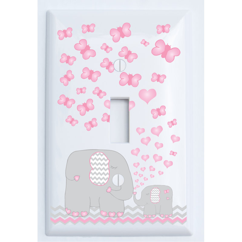 Elephant 1-Gang Toggle Light Switch Wall Plate