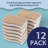 Natural Plant Based Non-Scratch Sisal Hemp/Cellulose Scrubbing Dish Sponge (Set of 12)