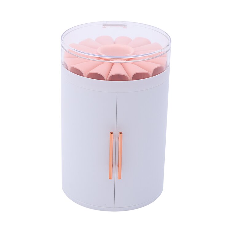 5-Layer Round Mini HIPS Plastic Jewelry Organizer