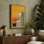 Industrial Sunrise Art Deco - Wrapped Canvas-481364562-481364569