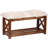 Ayhm Cotton Upholstered Storage Bench