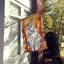 Chat en feuilles d'automne-112700474