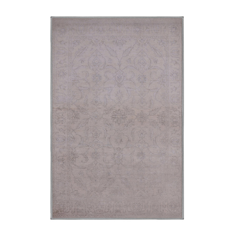 Tapis oriental gris Krikor, Rectangle 5 pi x 7 pi