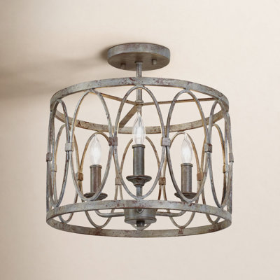 Alverstone 3-Light Semi Flush Mount