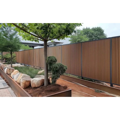 8.6" x 106" Outdoor Composite Slat Wall Panels