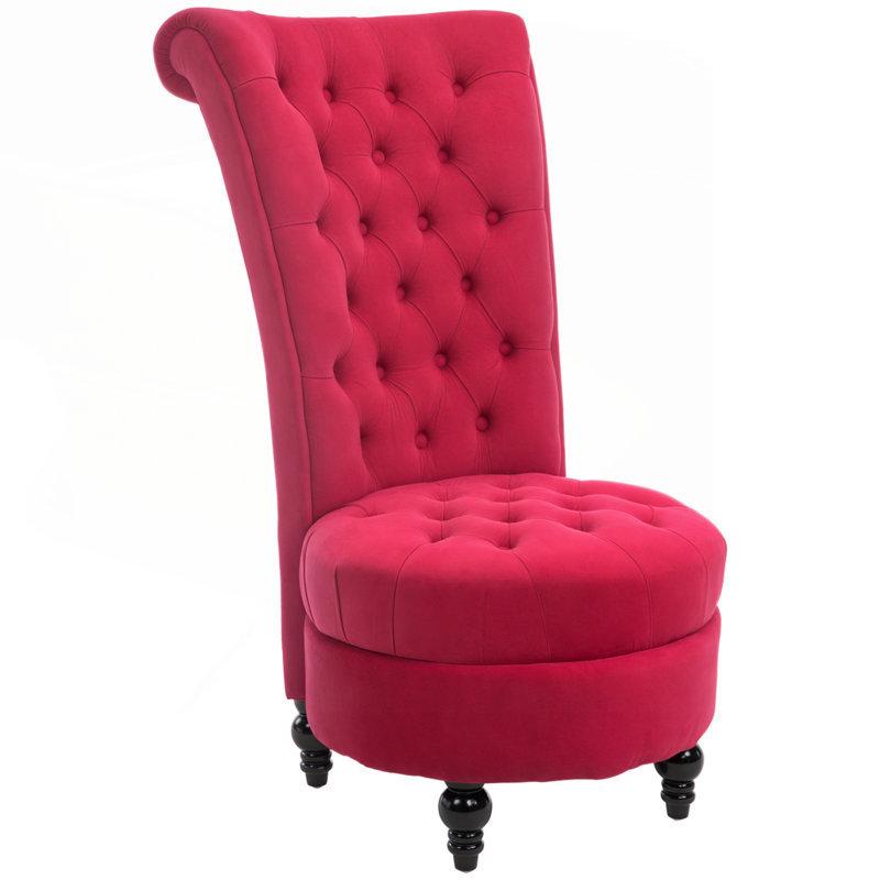 Fauteuil d'appoint rembourré en tissu