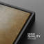«Blue and Brown Abstract Gradient Art», reproduction d'art sur toile encadrée-120783491-120783494
