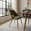 Ensemble de table de salle à manger extensible 9 pièces avec chaises d'appoint rembourrées-123803697