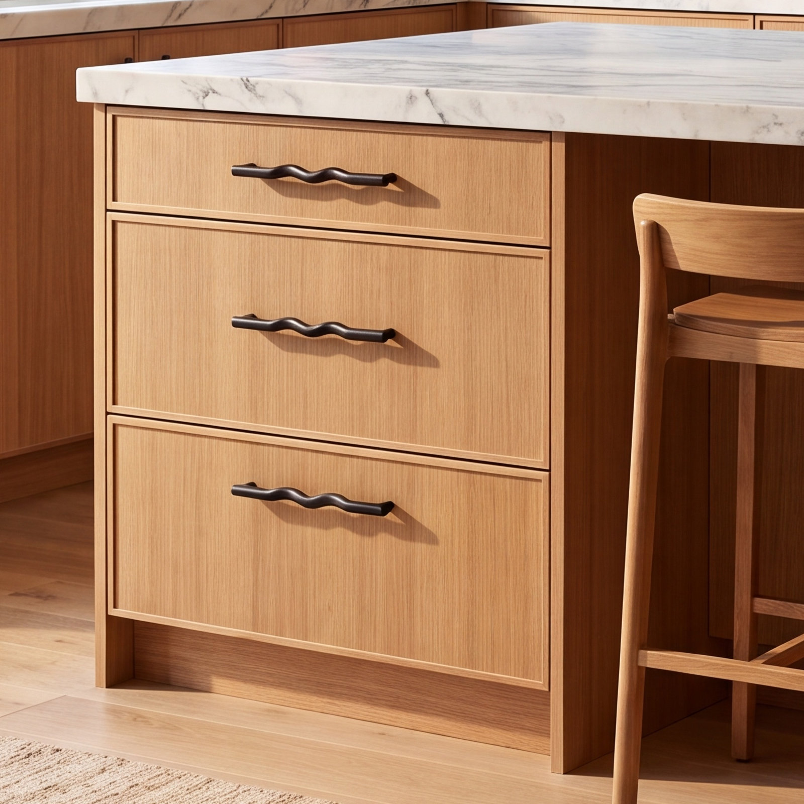 Verona 3" Center to Center Bar Pull, Matte Black