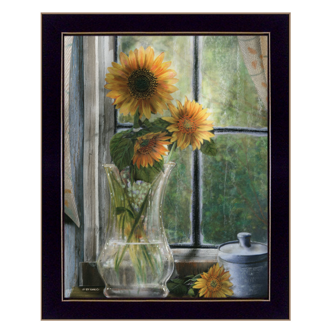 Morning Flower Framed Wall Art for Living Room, Home Wall Decor Framed Print by ED Wargo August Grove®