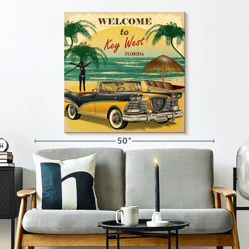 Affiche de Nicci Key West, Floride, H 33 po x l 33 po