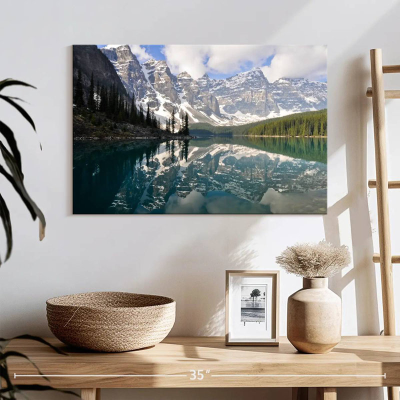 Alvord Moraine Lake, matin d'hiver, H 16 po x l 24 po
