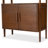 4-Tier Wood Bookcase with Doors